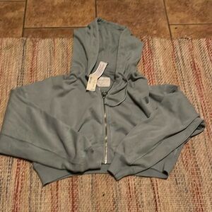 Aeropostale Women's Blue Jacket cropped with tag
